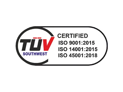 We are ISO certified